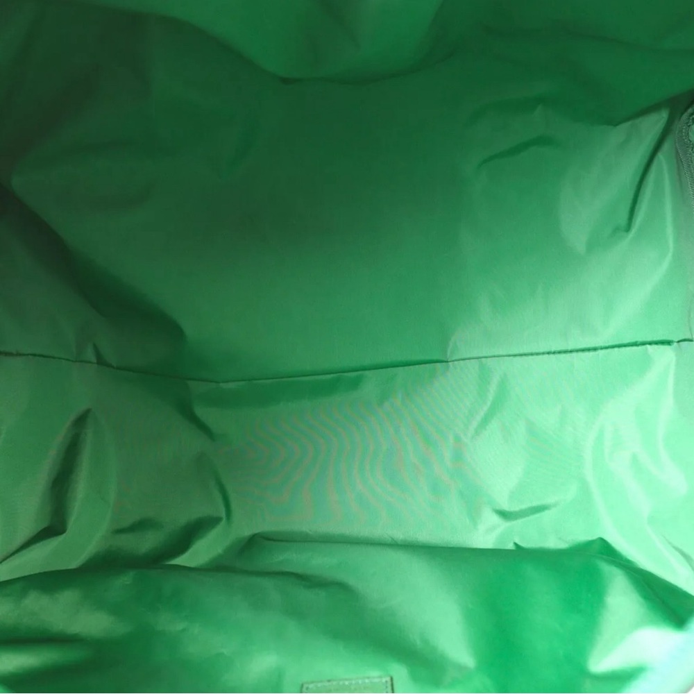 0430JPL New Gucci GG Web Duffle Bag in Green GG Supreme Crystal Coated Canvas - Picture 7 of 8